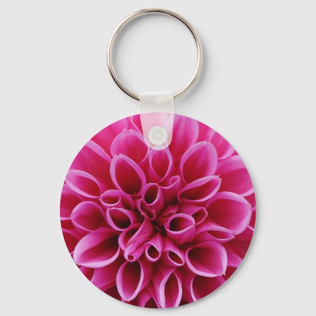 Chaveiro de fechamento do ventilador rosa (Frente)