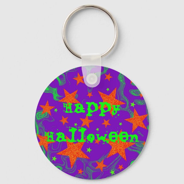 Chaveiro de 'Feliz Halloween' (Frente)