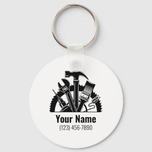 Chaveiro de ferramentas personalizáveis de mão