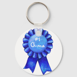 Chaveiro de Fita Azul #1