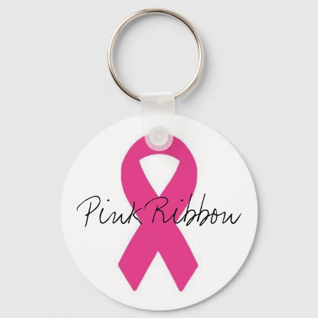 Chaveiro de Fita Rosa (Frente)