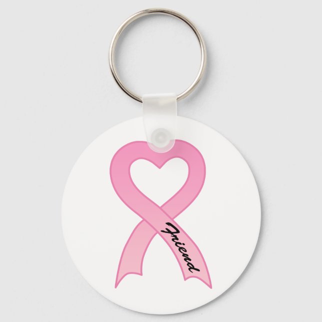 Chaveiro de Fita Rosa Amigo (Frente)