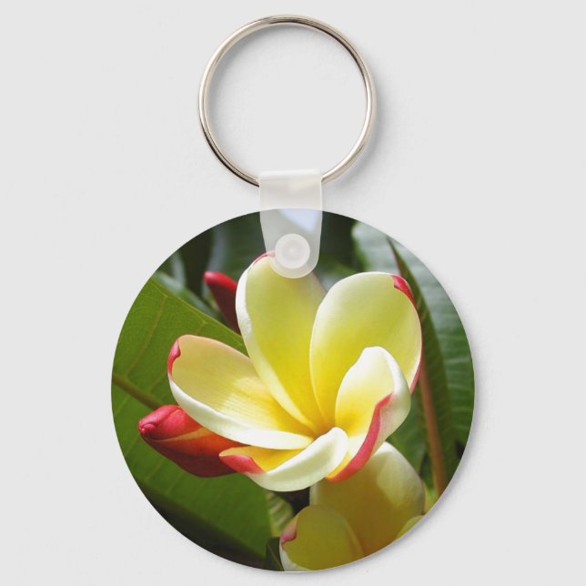 chaveiro de flor amarela (Frente)