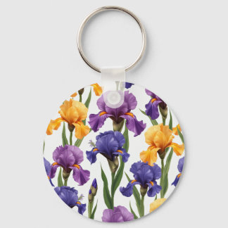 chaveiro de flor da íris