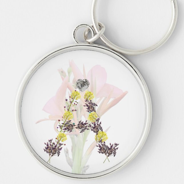 Chaveiro de Flor da letra A (Frente)