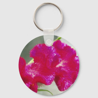 Chaveiro de Flor Rosa