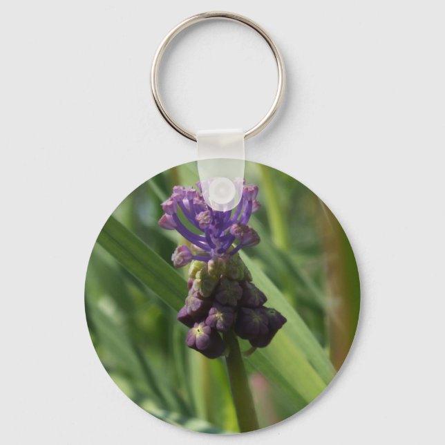 Chaveiro de Flor Roxo (Frente)