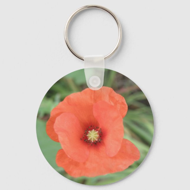 Chaveiro de Flor Selvagem Poppy (Frente)