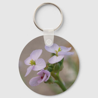 Chaveiro de Flores Roxas