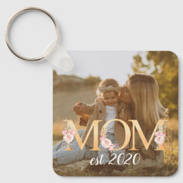 Chaveiro de Foto da Mãe Personalizada
