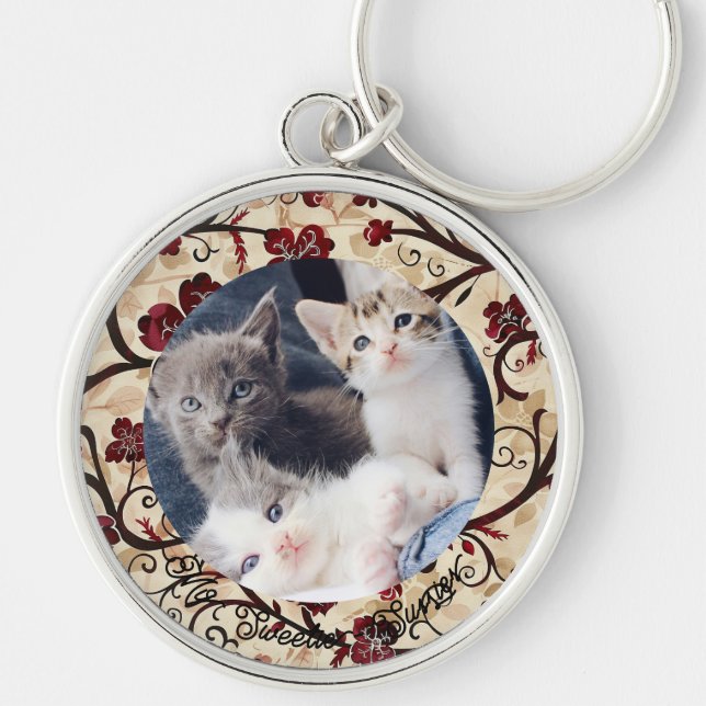 Chaveiro de Foto do Memorial do Gato Gato Gato (Frente)