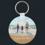 Chaveiro de Foto e Texto Personalizado - Seu Própr<br><div class="desc">Foto e texto personalizados - Design único - Família personalizada/amigos ou presente pessoal - Adicione seu texto e foto - Redimensionar e mover elementos com a ferramenta de personalização!</div>