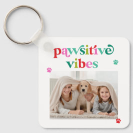 Chaveiro de Foto Pawsitive Vibes Pet Lover