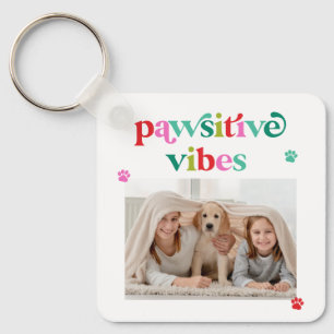 Chaveiro de Foto Pawsitive Vibes Pet Lover