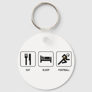 Chaveiro de Futebol de Comida Sleep
