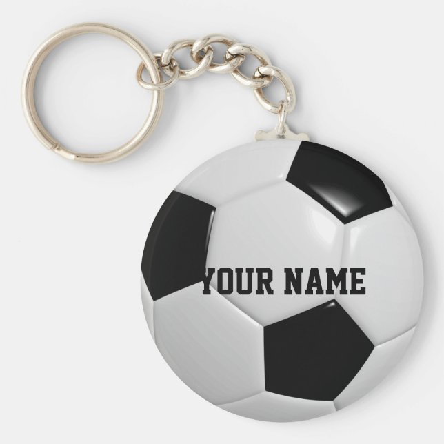Chaveiro de Futebol Personalizado da Bola de Futeb (Frente)