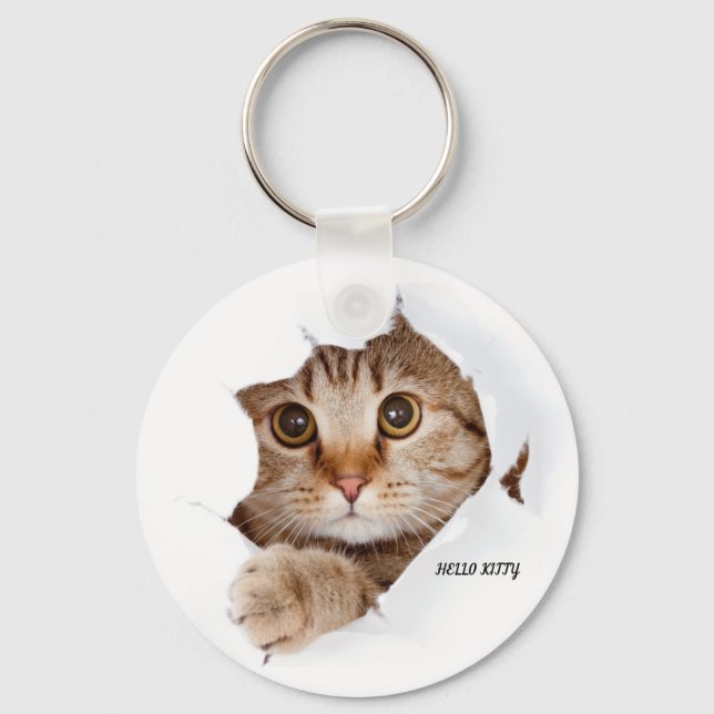 Chaveiro de Gatinho de Alô Bonito (Frente)