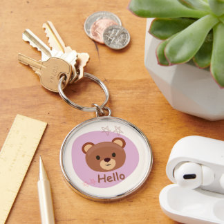 Chaveiro de gato-do-mato-castanho - chaveiro