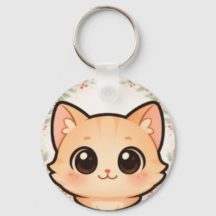 Chaveiro de Gato Fofo Kawaii
