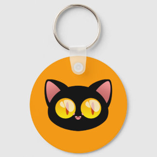 Chaveiro de Gato Negro Halloween