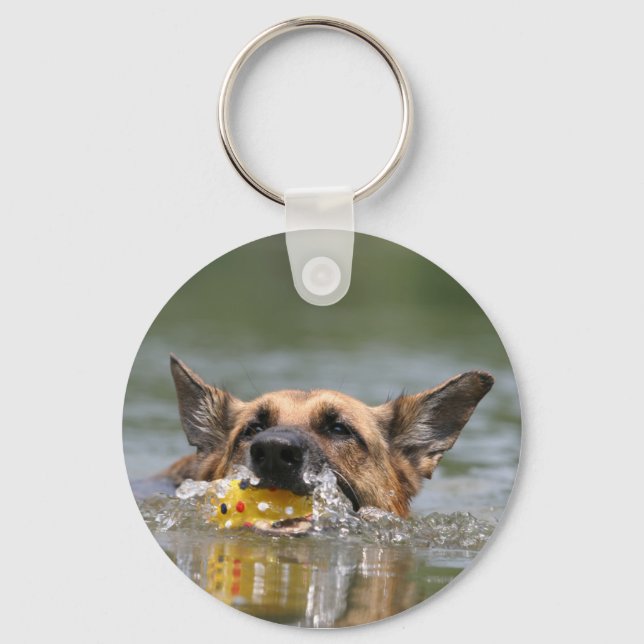 chaveiro de german shepherd (Frente)