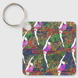 Chaveiro de ginástica para ginasta