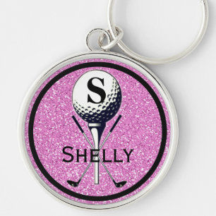 Chaveiro de Golfe Girly Monogramas