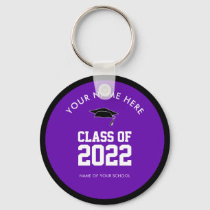 Chaveiro de Graduação Personalizada Roxo