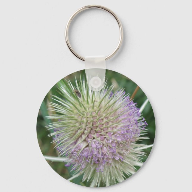 Chaveiro de Grama Selvagem de Flores (Frente)