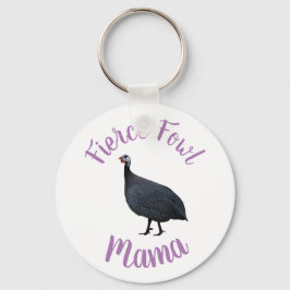 Chaveiro de Guiné Fowl Mama | #FierceFowl Mama