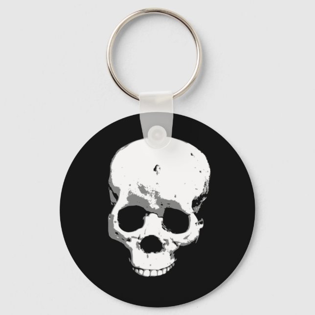 Chaveiro de Halloween do Skull assustador (Frente)