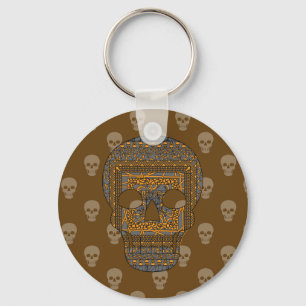 Chaveiro de Halloween Skull