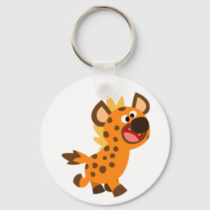Chaveiro de Hiena de Desenho Animado Fofo