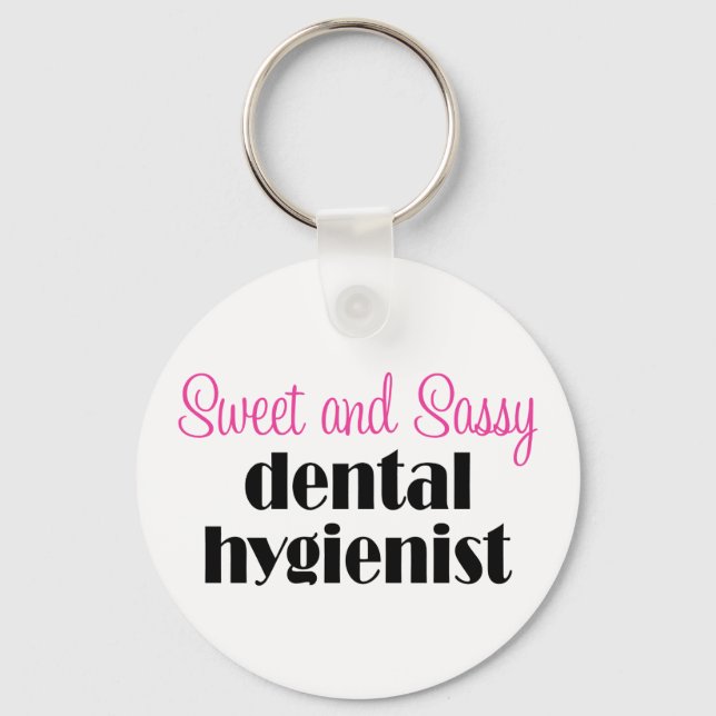 Chaveiro de Higienista Dental Sassy (Frente)