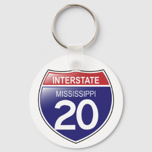 Chaveiro de I-20 Mississippi