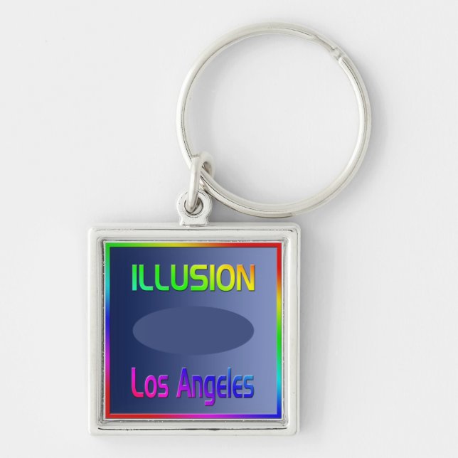 chaveiro de "ILLUSION Los Angeles"! (Frente)