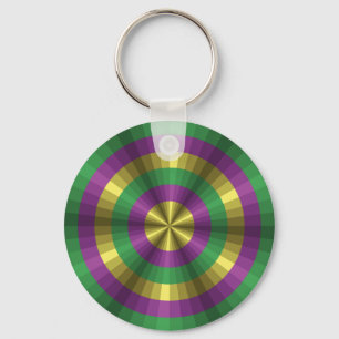 Chaveiro de Ilusões de Mardi Gras