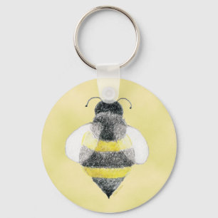 Chaveiro de Ilustração de Bumble Bee