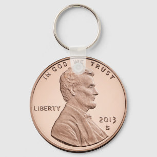 Chaveiro de imagem do Lincoln Penny