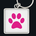 Chaveiro de impressão de pata<br><div class="desc">Pata,  impressão,  cão,  gato,  animal de estimação,  cachorrinho,  gatinho,  simpatia,  guardar,  lembrar</div>