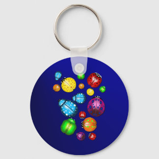 Chaveiro de Insetos de de cores