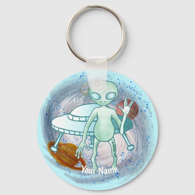 chaveiro de Invasor de alienígena (Frente)