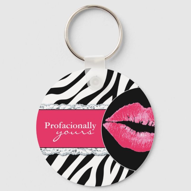 Chaveiro de Lábios quentes (Frente)