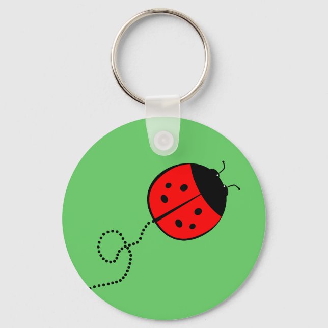 Chaveiro de Lady Bug Bonita (Frente)