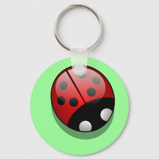Chaveiro de ladybug brilhante