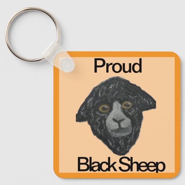 Chaveiro de Laranja de Ovelha Negra (Frente)