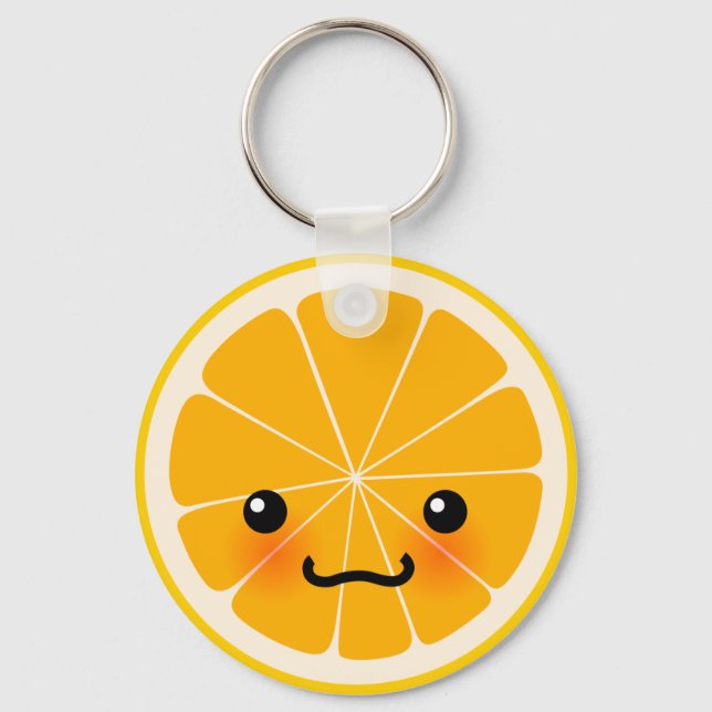 Chaveiro de laranja fresco (Frente)