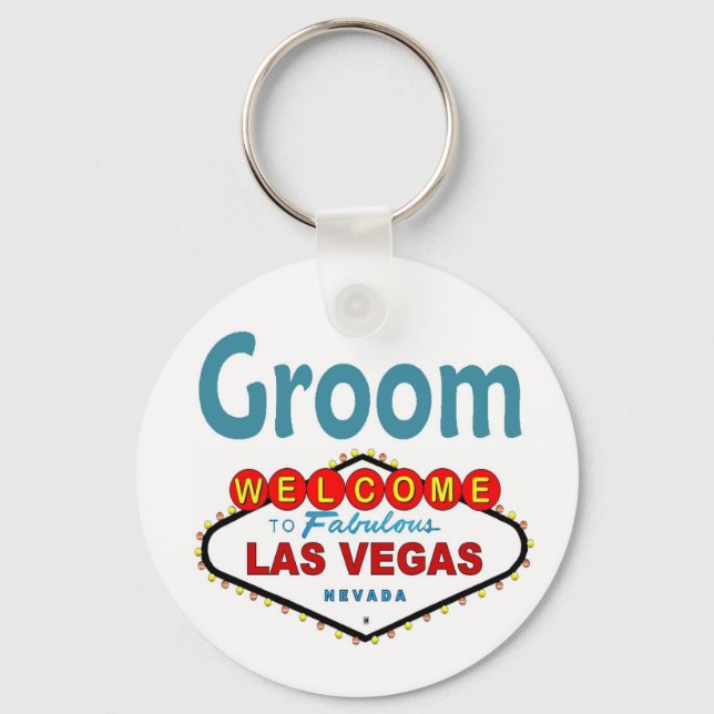 Chaveiro de Las Vegas Groom (Frente)