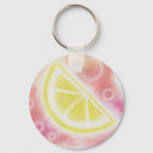 chaveiro de limonada rosa