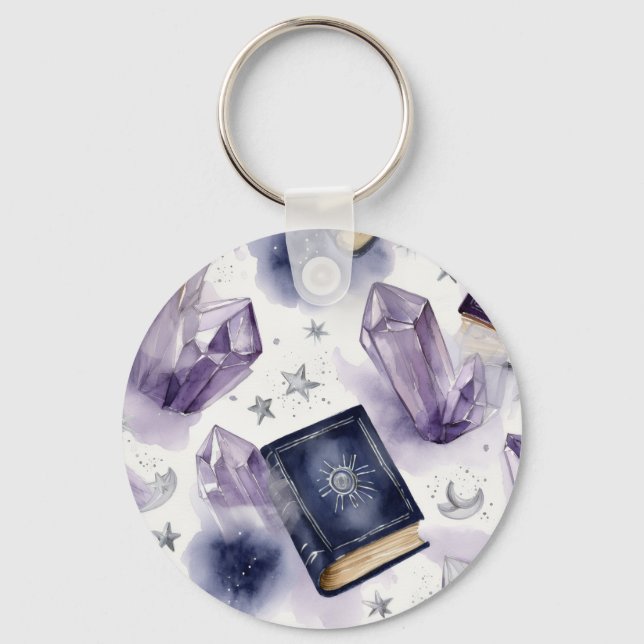 Chaveiro de Livro de Cristal Mágico (Verso)
